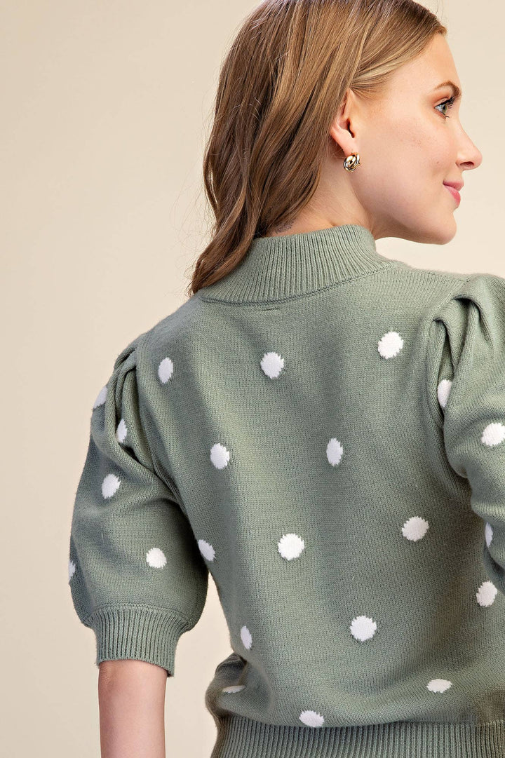 Dottie Days Sweater in Sage