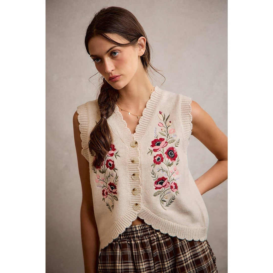 Touch of Flowers Vest