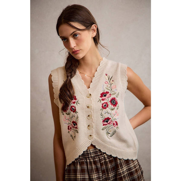 Touch of Flowers Vest