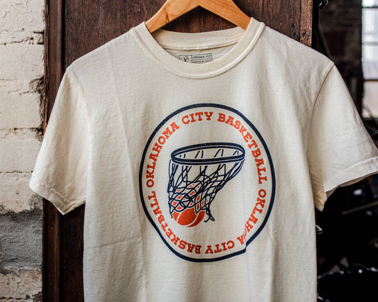 Okc Basketball Swish Tshirt