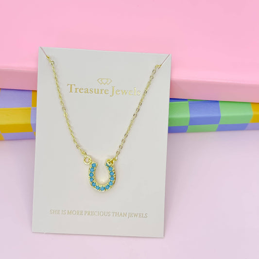 Lucky Charm Turquoise Necklace