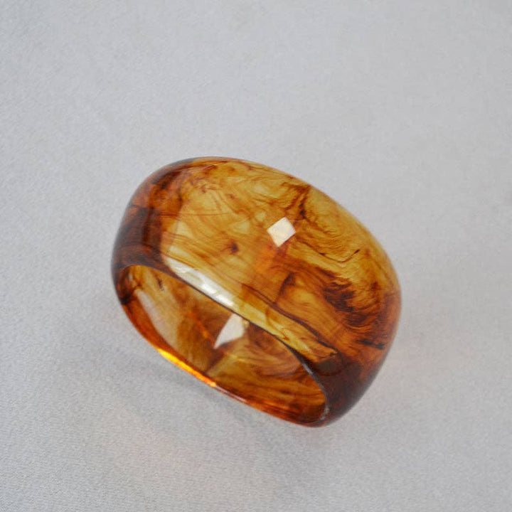 Vintage Ink-Marbled Cuff Bracelet (2 colors)