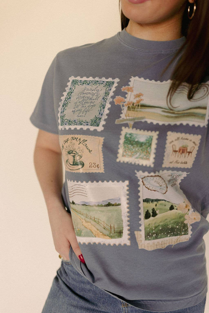Pslam Stamp Graphic Tshirt