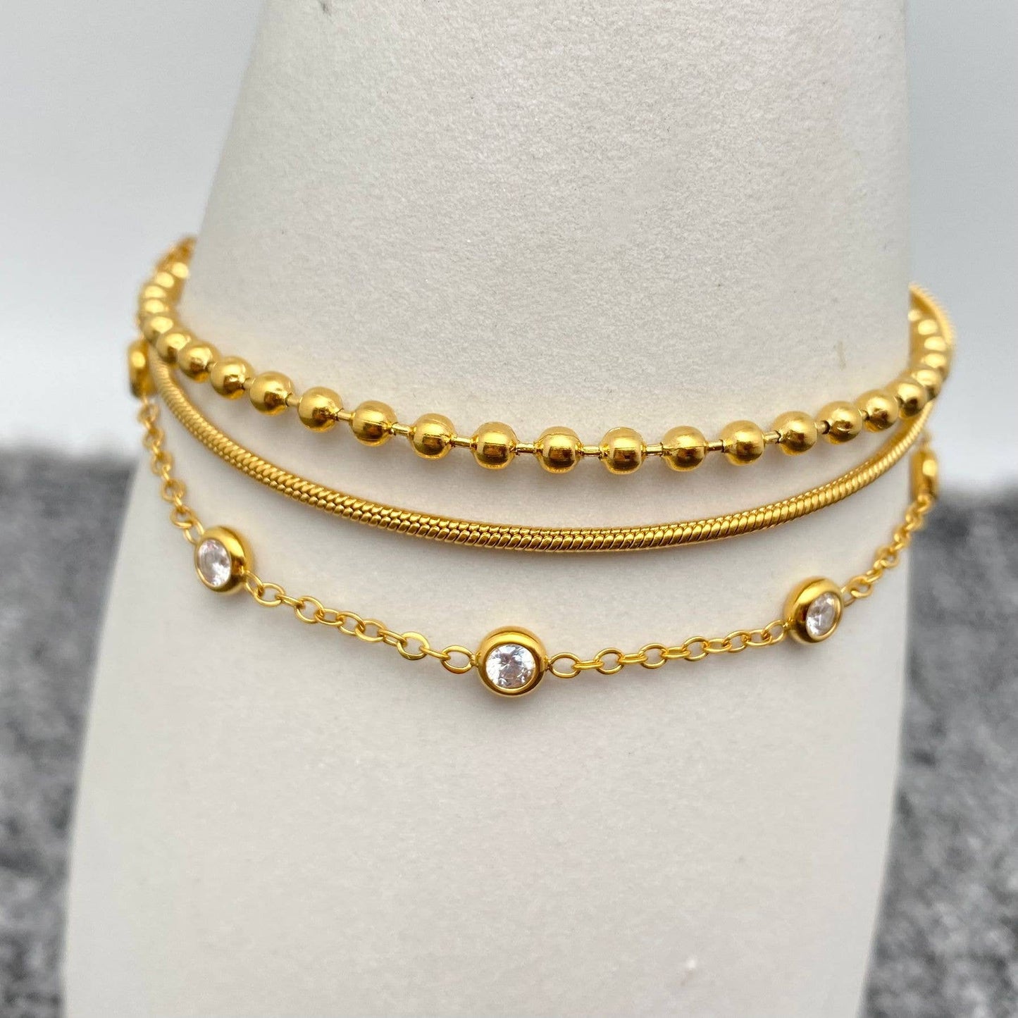 3-layer Chain Bracelet