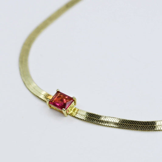 Ruby Glow Necklace