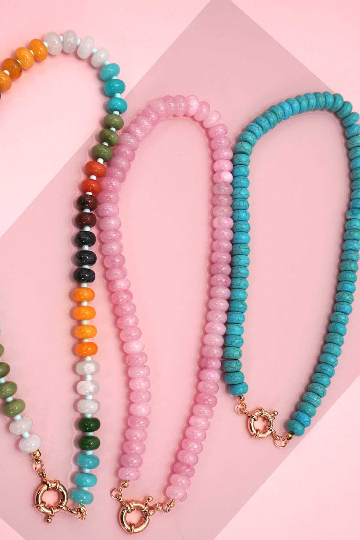 Pink Beaded Necklace