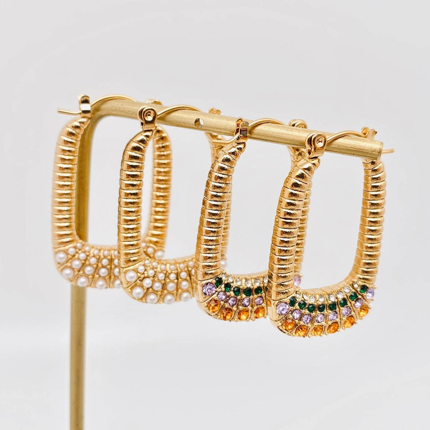 18k Gold-plated U-shaped Earrring