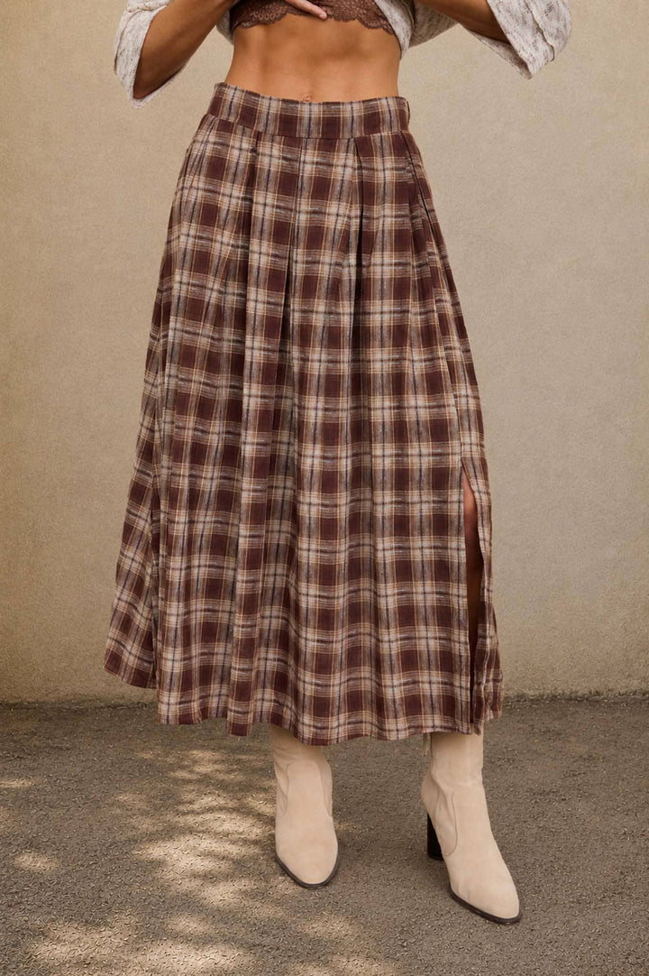 Prairie Grass Midi Skirt
