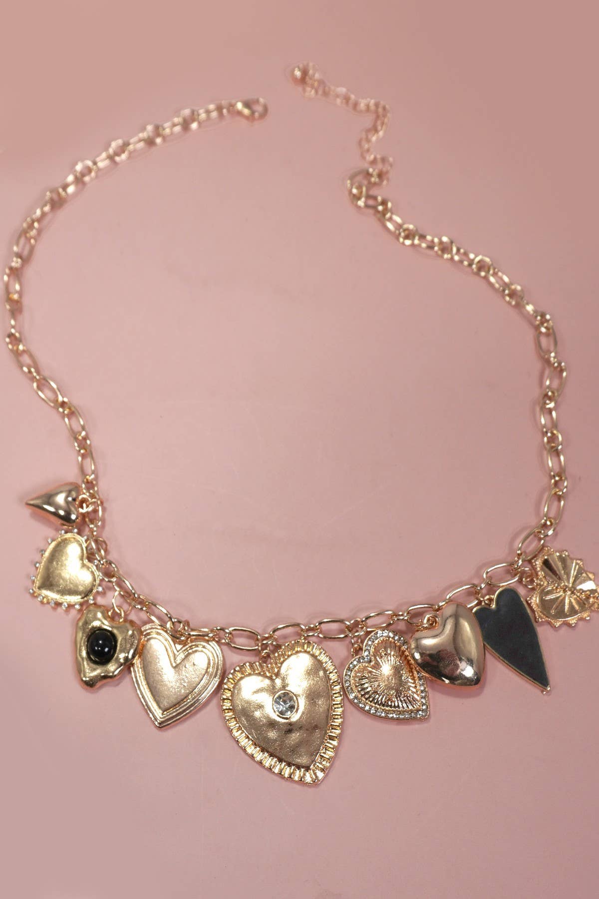 All Hearts Charm Necklace