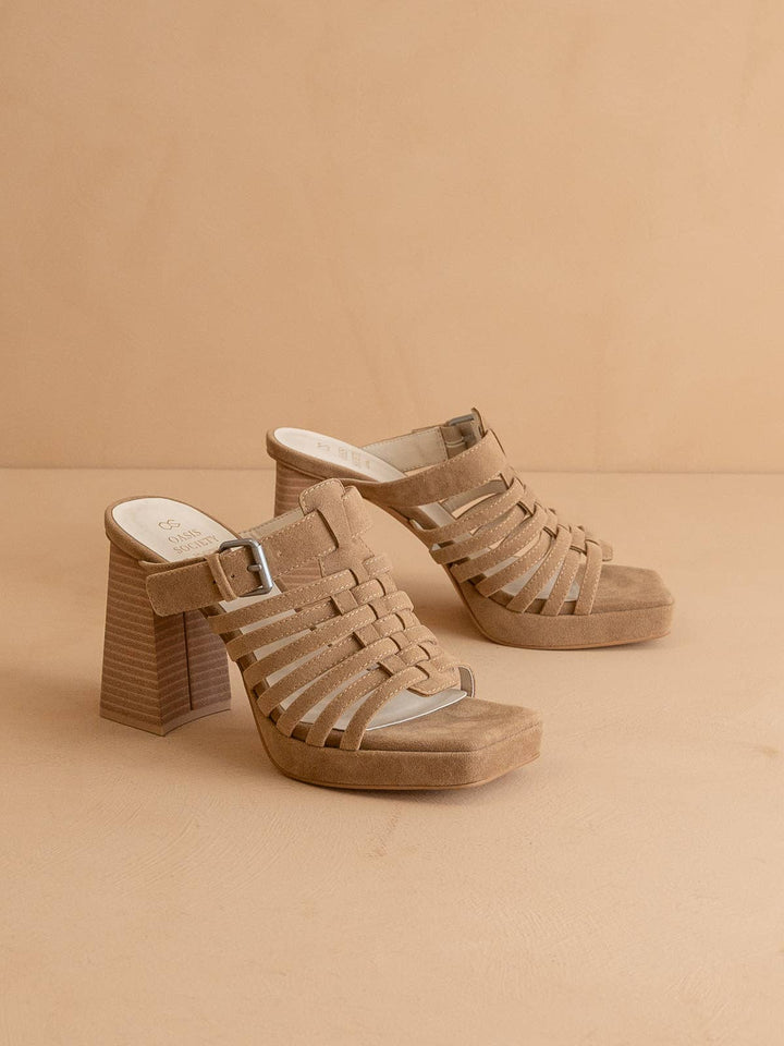 The Rome Sandal on A Platform