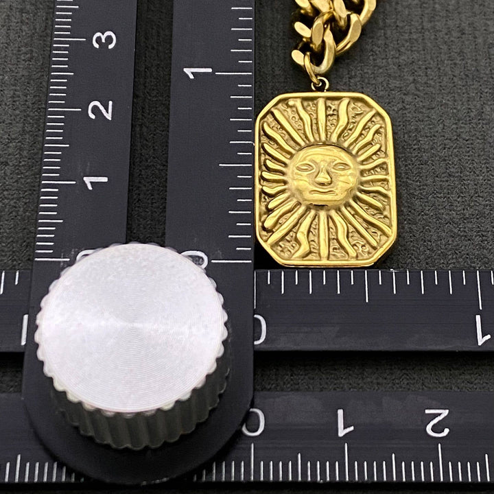 Sun Moon Star Charm Necklace