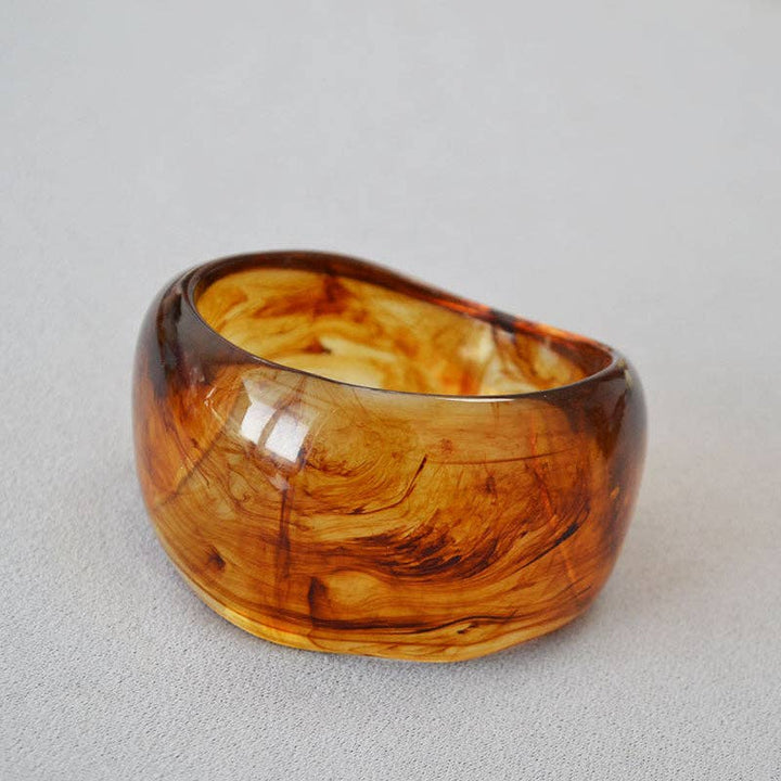 Vintage Ink-Marbled Cuff Bracelet (2 colors)