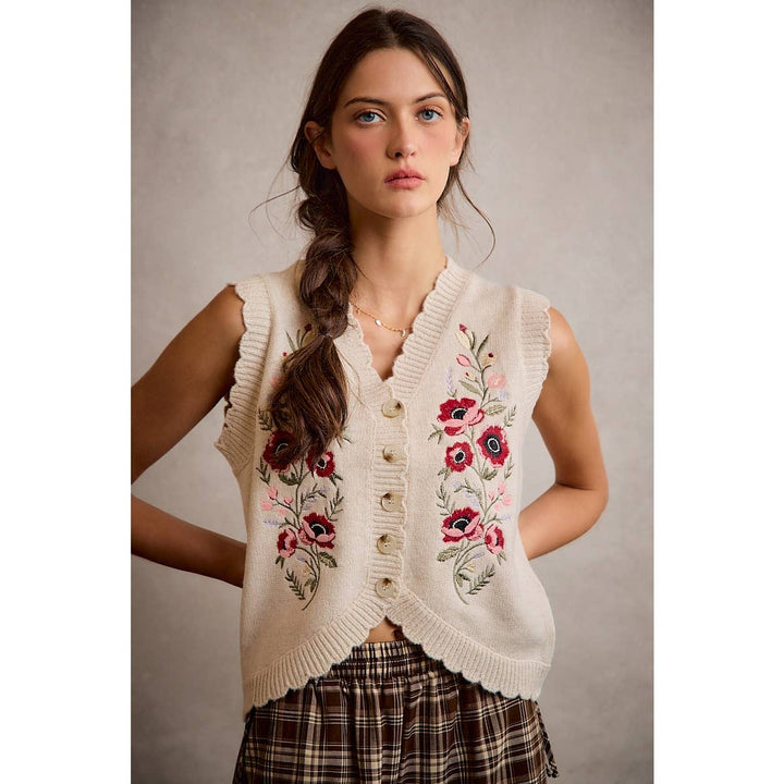 Touch of Flowers Vest