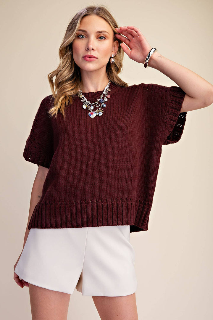 Everyday Muse Sweater | Oxblood