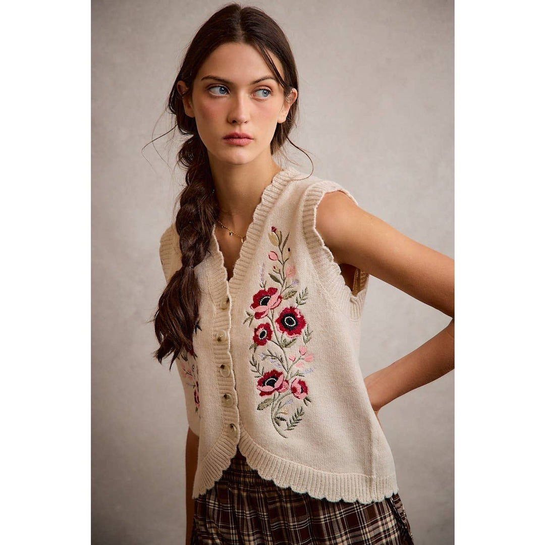 Touch of Flowers Vest