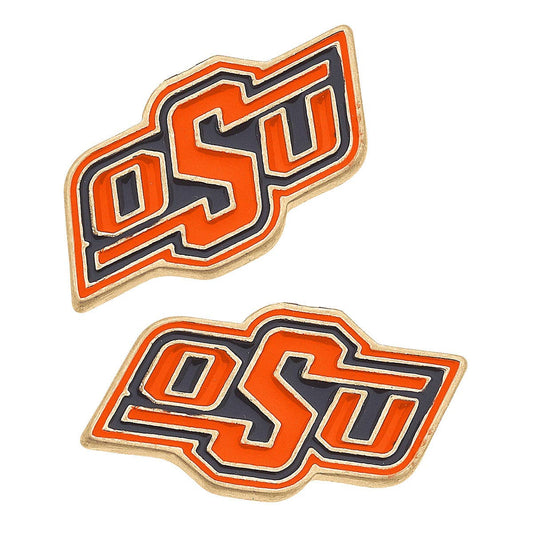 Oklahoma State Cowboys Stud Earrings