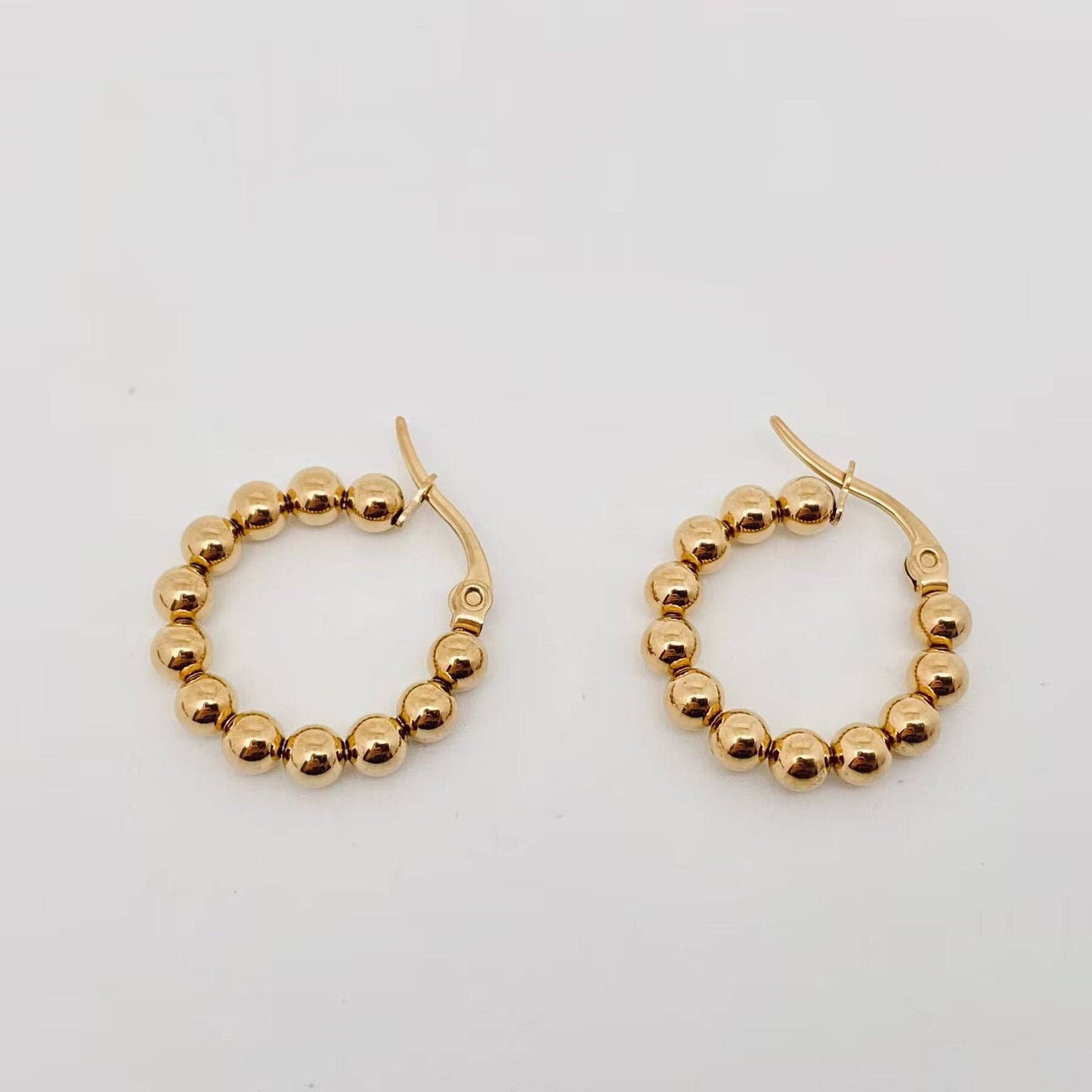 Beads Hoop Earrings