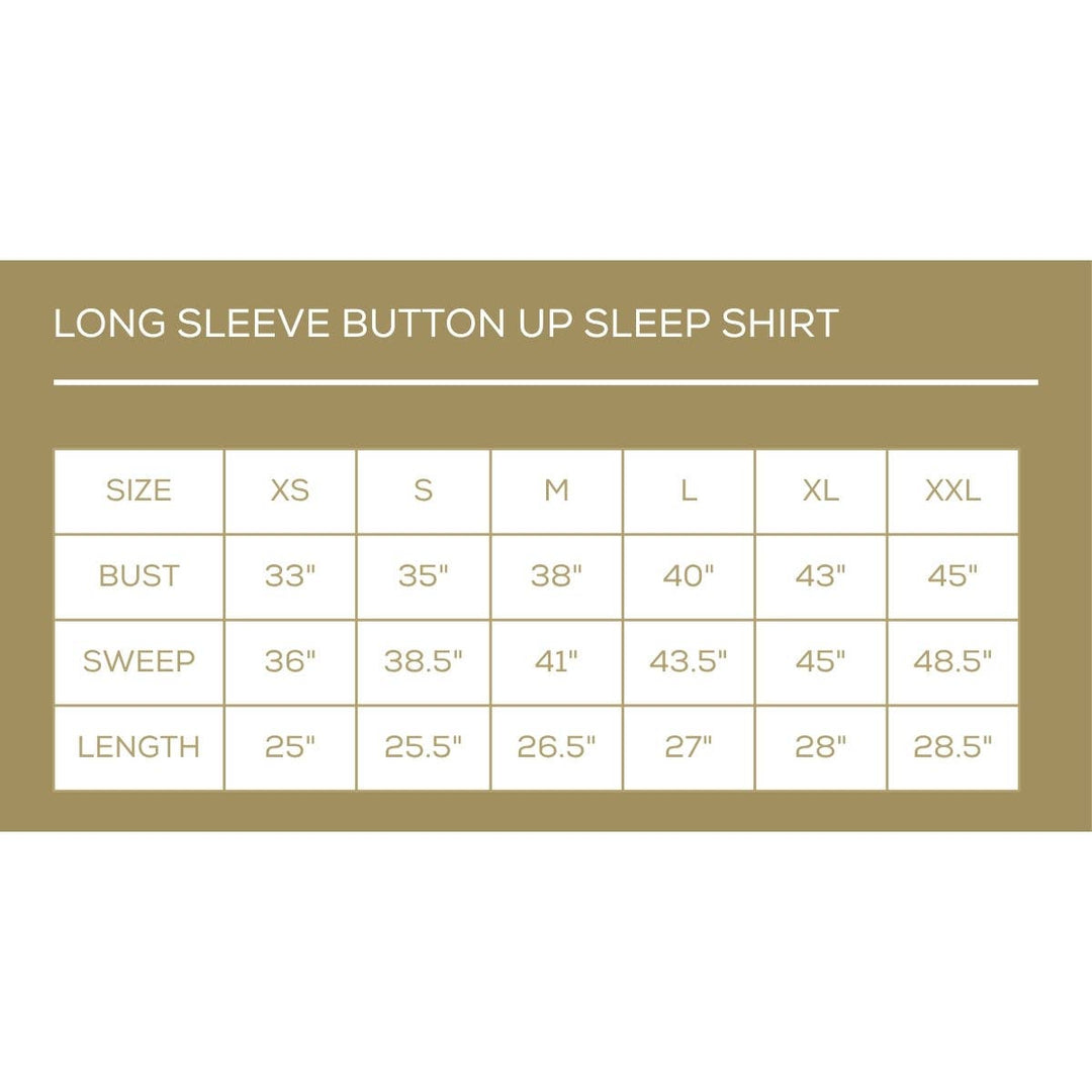 Telluride Plaid Long Sleeve Button Up Sleep Shirt   Dark Green/Red/Blue   -Asst.: Medium