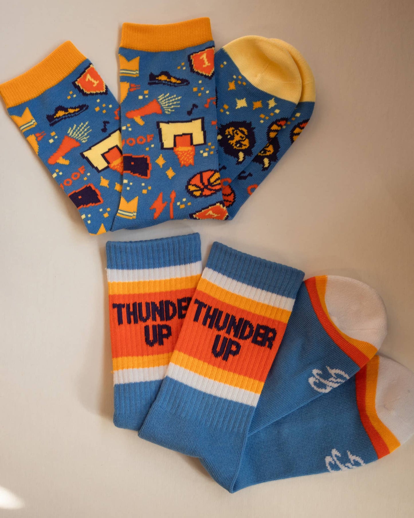 Thunder Party Socks