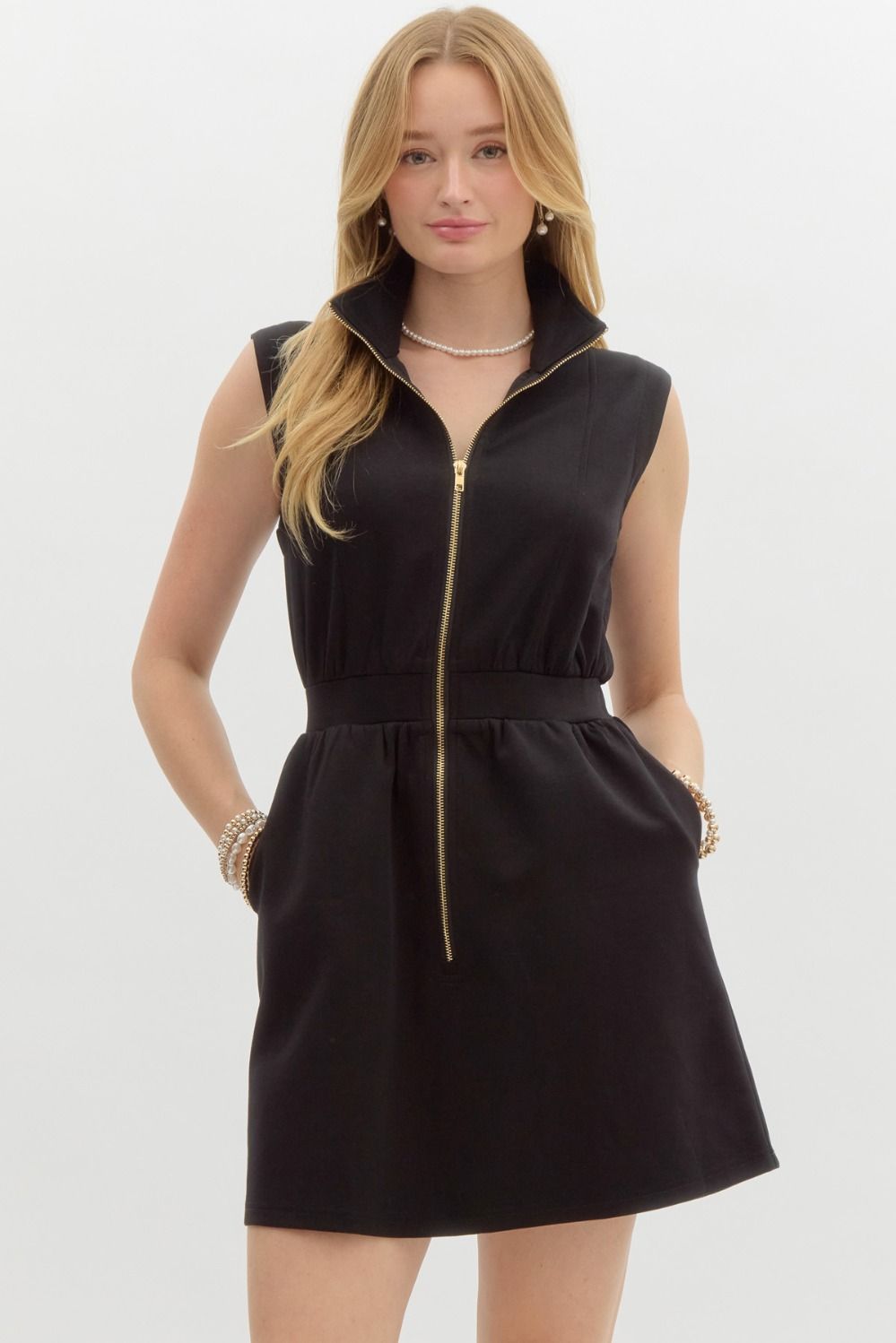 Black Zip Up Dress – Urban Rose Mercantile