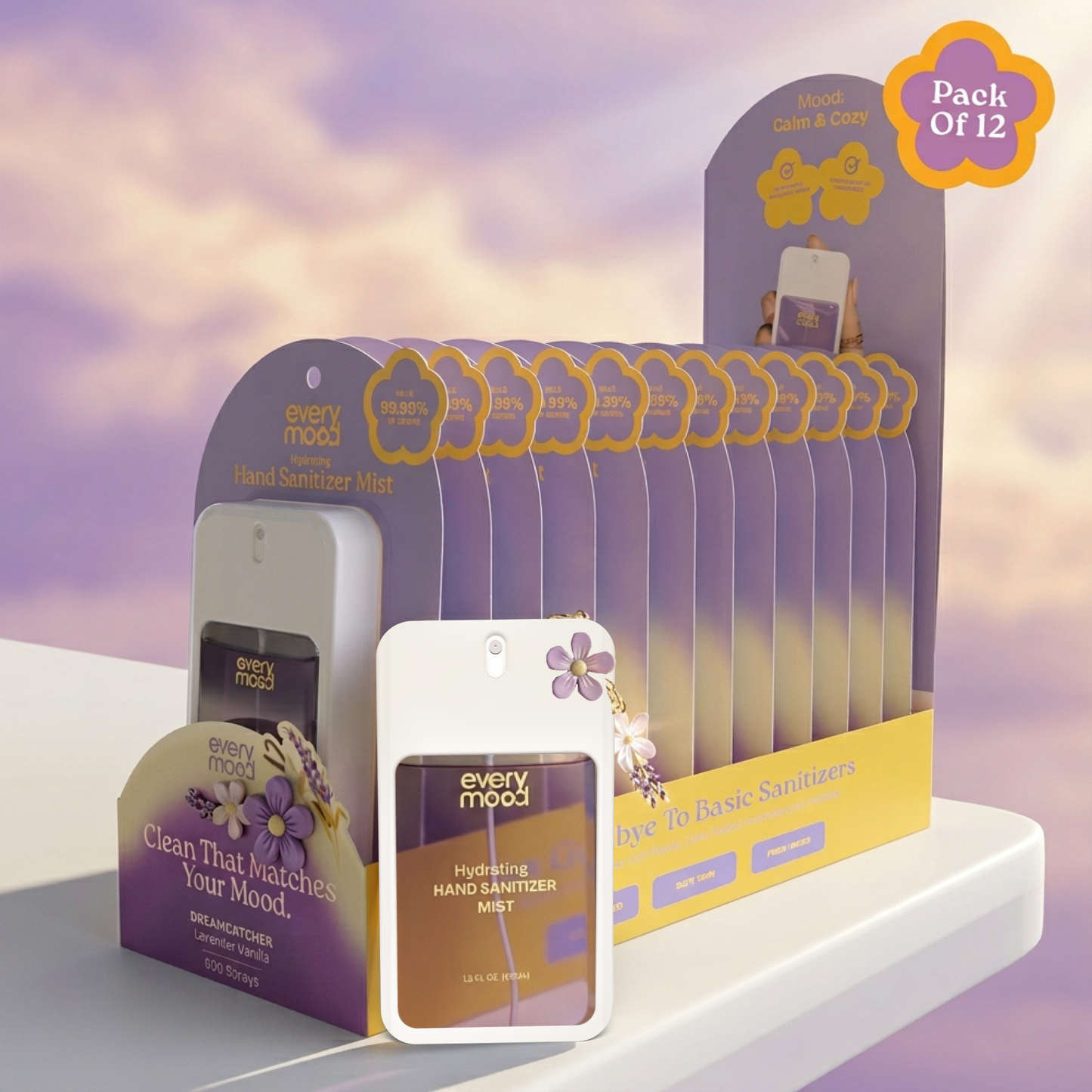 Hand Sanitizer Spray — Scented Mist | Dreamcatcher | 12pk
