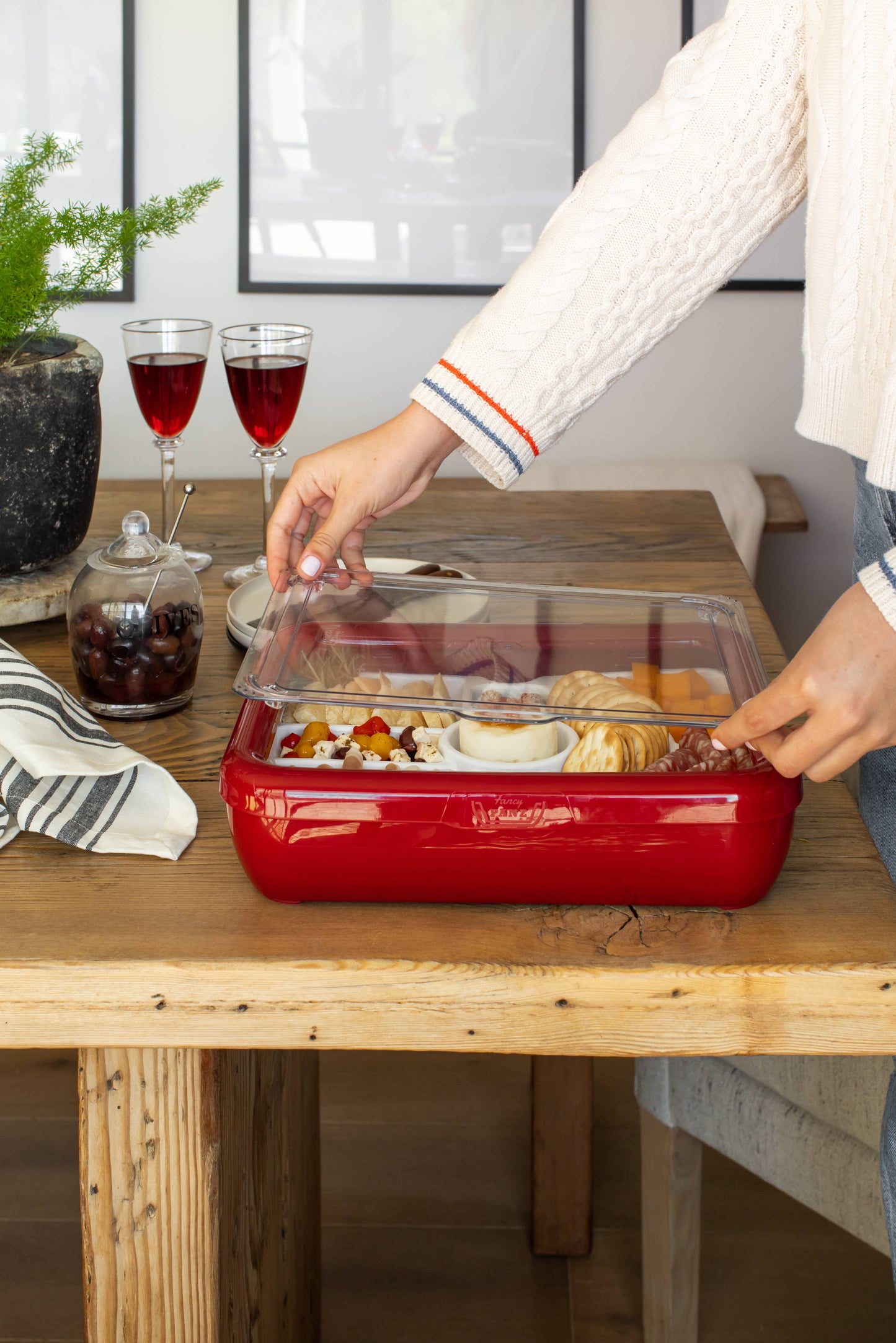 Fancy Panz® - Charcuterie / Veggie Tray Insert