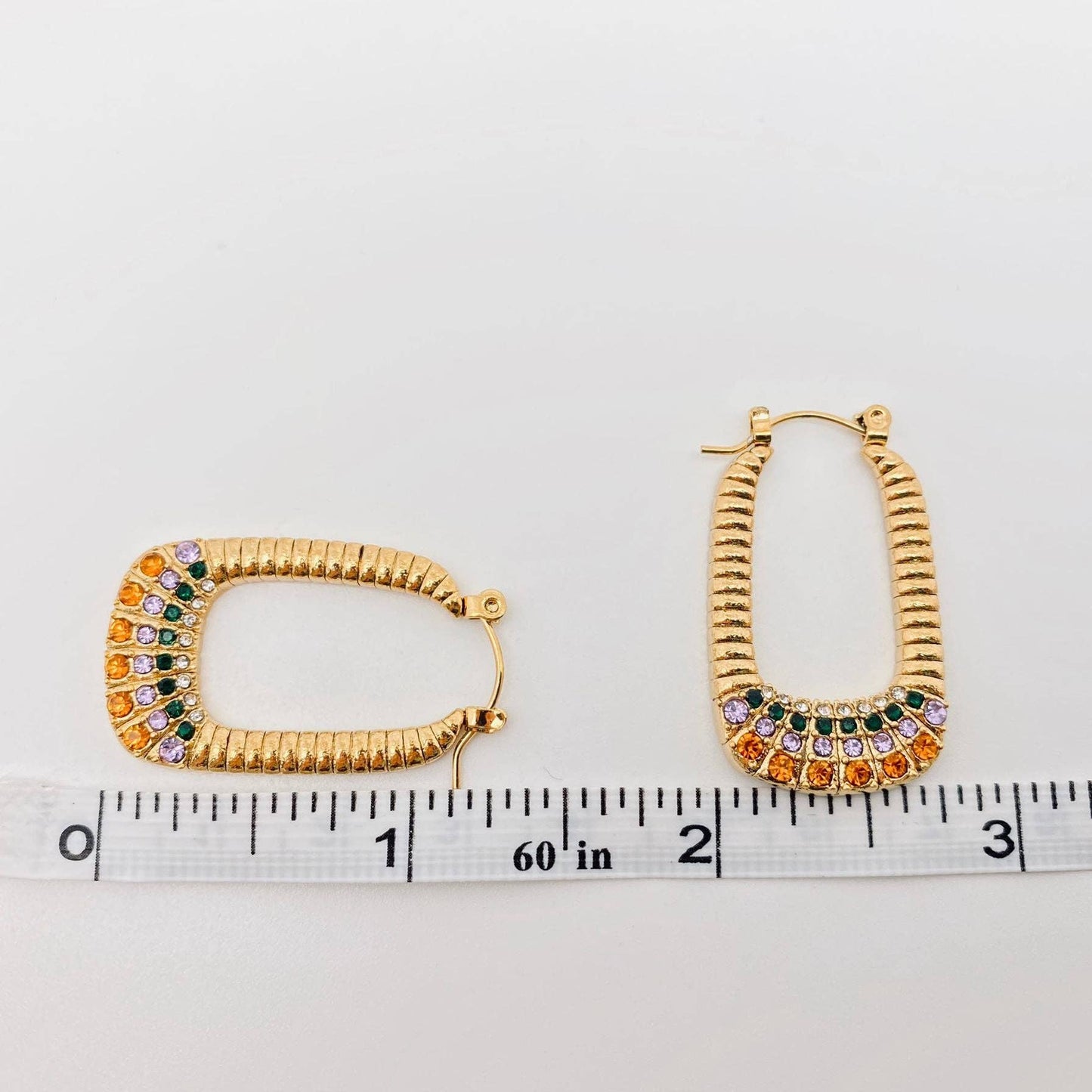 18k Gold-plated U-shaped Earrring